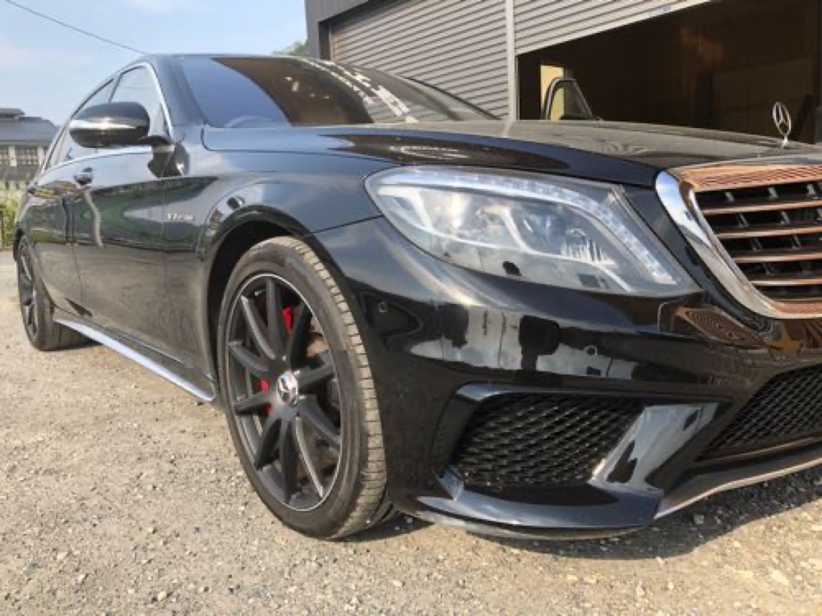 ベンツ S63 純正ホイール修理 内装修理 施工写真 1