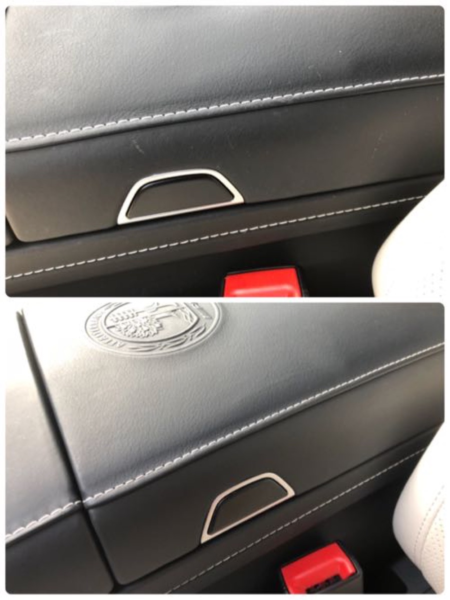 ベンツ S63 純正ホイール修理 内装修理 施工写真 4