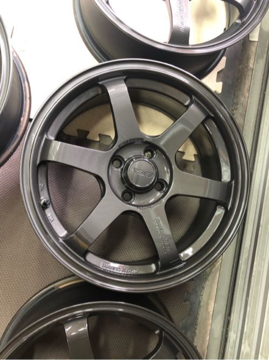 レイズ ホイール修理 カラーチェンジ 施工写真 1