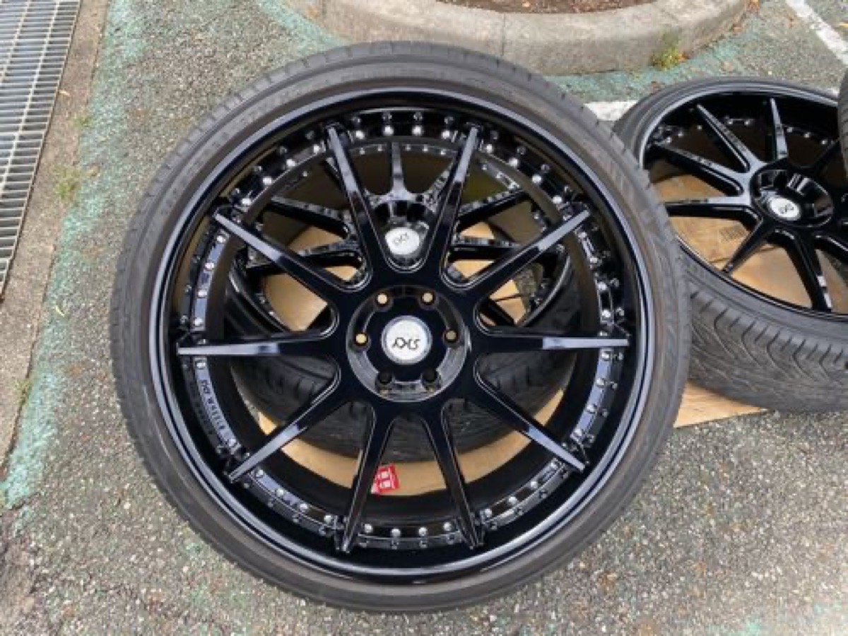ホイール修理 26インチ カラーチェンジブラック 施工写真 1